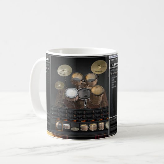 Cakewalk-Instrument-Produzent-Tasse Kaffeetasse (Vorderseite Links)