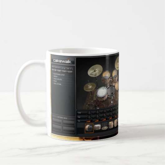 Cakewalk-Instrument-Produzent-Tasse Kaffeetasse (Links)