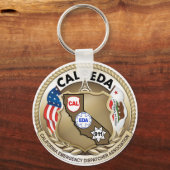 CAL-EDA-Logo-Schlüsselanhänger (großes Logo) Schlüsselanhänger (Vorderseite)