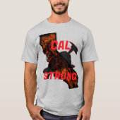 CAL FIRE STRONG AX HELDEN Red T-Shirt (Vorderseite)