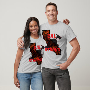 CAL FIRE STRONG AX HELDEN Red T-Shirt
