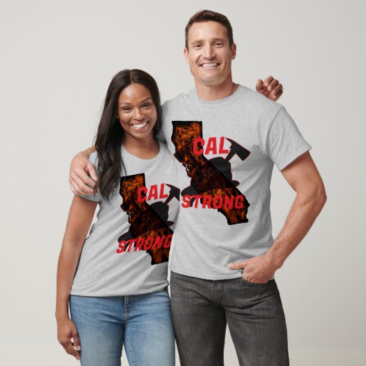 CAL FIRE STRONG AX HELDEN Red T-Shirt (Unisex)