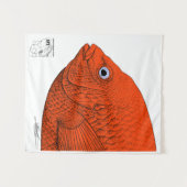 Cal-Neva AFS Fisch Art-Support Studenten Untereinh Wandteppich (Vorderseite (Horizontal))