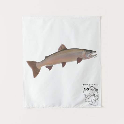 Cal-Neva AFS Fisch Shirt-Unterstützung Student Unt Wandteppich (Vorderseite)