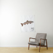 Cal-Neva AFS Fisch Shirt-Unterstützung Student Unt Wandteppich (Beispiel)