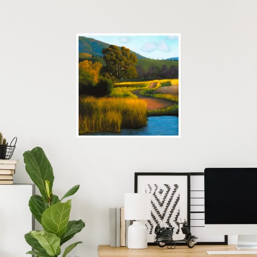 Cal Poly Fishing Hole Poster (Heimbüro)