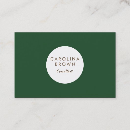 Cal Poly Pomona Green Business Card Visitenkarte (Vorderseite)