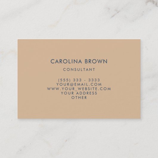 Cal Poly Pomona Green Business Card Visitenkarte (Rückseite)