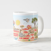 Cal Riesenkaffee-Tasse Jumbo-Tasse (Vorderseite Rechts)