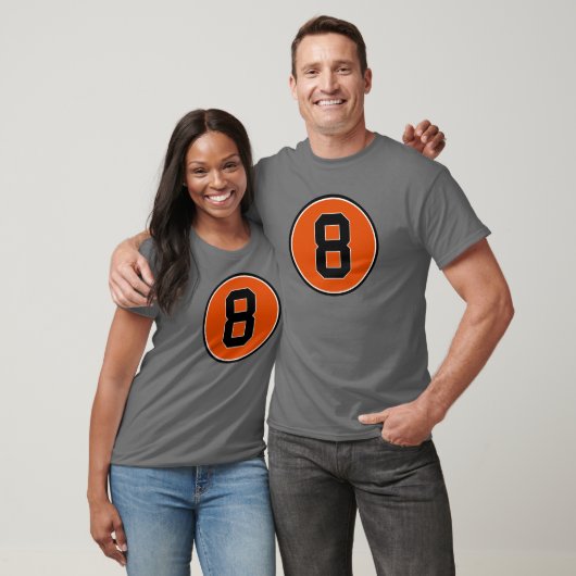 Cal Ripken Jr 8 Jersey-Nummer T-Shirt (Unisex)