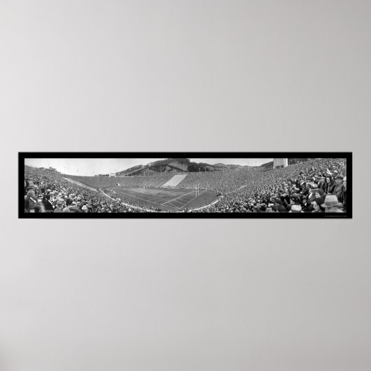 Cal Stanford Big Game Football Foto 1930 Poster (Vorne)