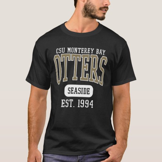 Cal State Monterey Bay CSUMB Otters Est Date T-Shirt (Vorderseite)