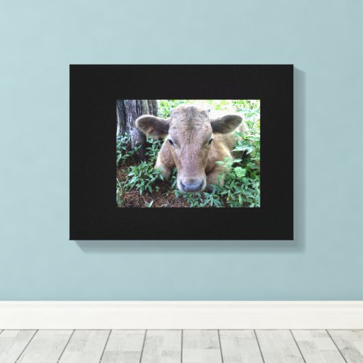 Cala 1 Stretchierte Canvas Print Leinwanddruck (Insitu (Holzboden))