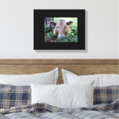 Cala 1 Stretchierte Canvas Print Leinwanddruck (Insitu (Schlafzimmer))