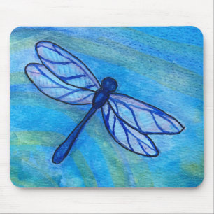 Cala Blue Dragonfly Friedlich Mousepad