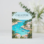 Cala d'Or Spanien Postkarte (Stehend Vorderseite)