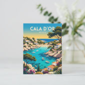 Cala d'Or Spanien Postkarte (Stehend Vorderseite)