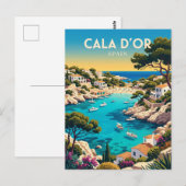 Cala d'Or Spanien Postkarte (Vorne/Hinten)