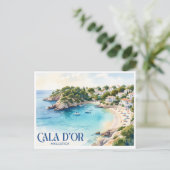 Cala d'Or Spanien Postkarte (Stehend Vorderseite)