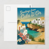 Cala d'Or Spanien vintage Postkarte (Vorne/Hinten)
