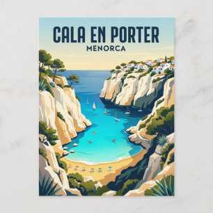 Cala en Porter Spanien Postkarte