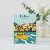 Cala Figuera, Mallorca, Spanien Postkarte (Stehend Vorderseite)