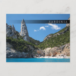 Cala Goloritze Strand, Sardinien Bar Postkarte