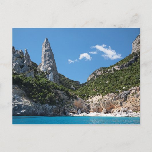 Cala Goloritze Strand, Sardinien Postkarte (Vorderseite)