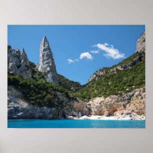 Cala Goloritze Strand, sardisches Poster