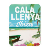 Cala Lenya Ibiza Strandpromenade Magnet (Vertikal)