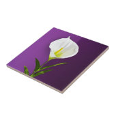 Cala-Lilie-Blume Fliese (Seite)