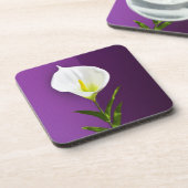 Cala-Lilie-Blume Untersetzer (Linke Seite)