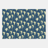 Cala Lilies und Eukalyptus Geschenkpapier Set (Vorderseite 3)