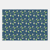 Cala Lilies und Eukalyptus Geschenkpapier Set (Vorderseite 2)