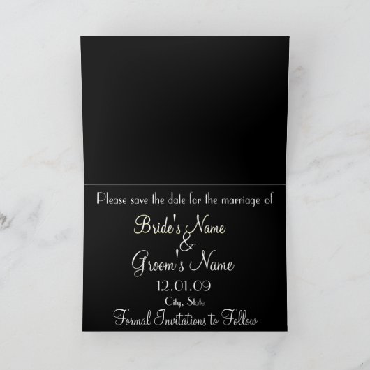 Cala Lilly Green Wirbel - Individuell Einladung (Innenseite)