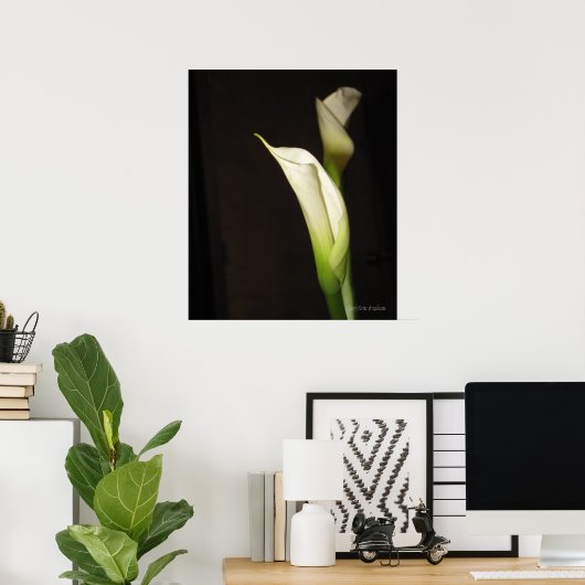 Cala Lily Duo Poster (Heimbüro)