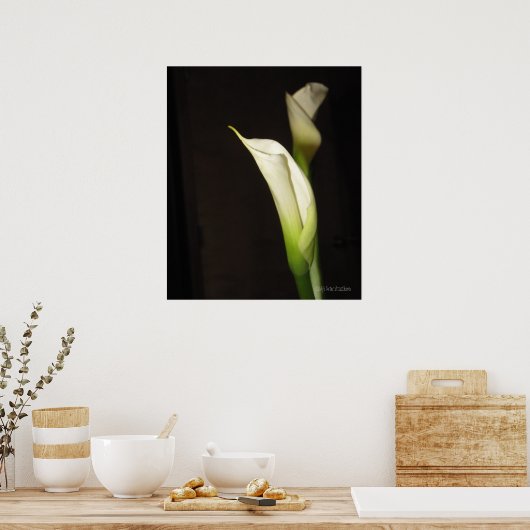 Cala Lily Duo Poster (Küche)