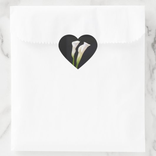 CALA LILY UMSCHLAG AUFKLEBER STICKER (Tasche)
