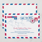 Cala Llombards Mallorca Luftpost Termin vormerken Save The Date (Vorne/Hinten)