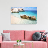 Cala Mariolu Strand, Sardinien Leinwand drucken (Insitu (Wohnzimmer))