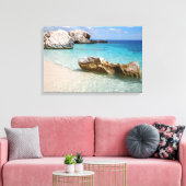Cala Mariolu Strand, Sardinien Leinwand drucken (Insitu (Wohnzimmer))