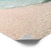 Cala Mariolu Strand, sardinisches Poster (Ecke)