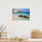 Cala Mariolu Strand, sardinisches Poster (Küche)