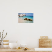 Cala Mariolu Strand, sardinisches Poster (Küche)