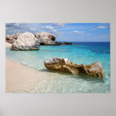 Cala Mariolu Strand, sardinisches Poster (Vorne)