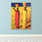 Calabash Girls 1991 Leinwanddruck (Insitu (Holzboden))