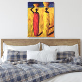 Calabash Girls 1991 Leinwanddruck (Insitu (Schlafzimmer))