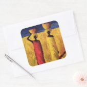 Calabash Girls 1991 Quadratischer Aufkleber (Umschlag)