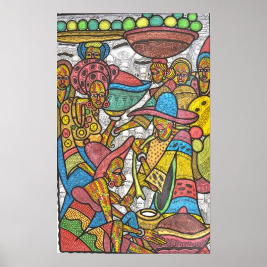 Calabash Market Poster (Vorne)