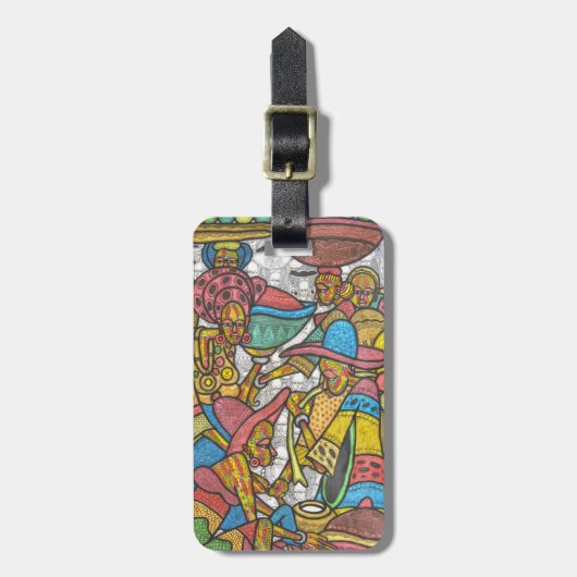 Calabash-Markt Gepäckanhänger (Vorderseite vertikal)